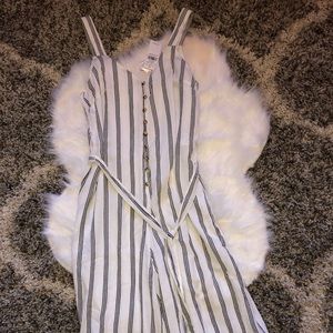 Wide leg, midi romper